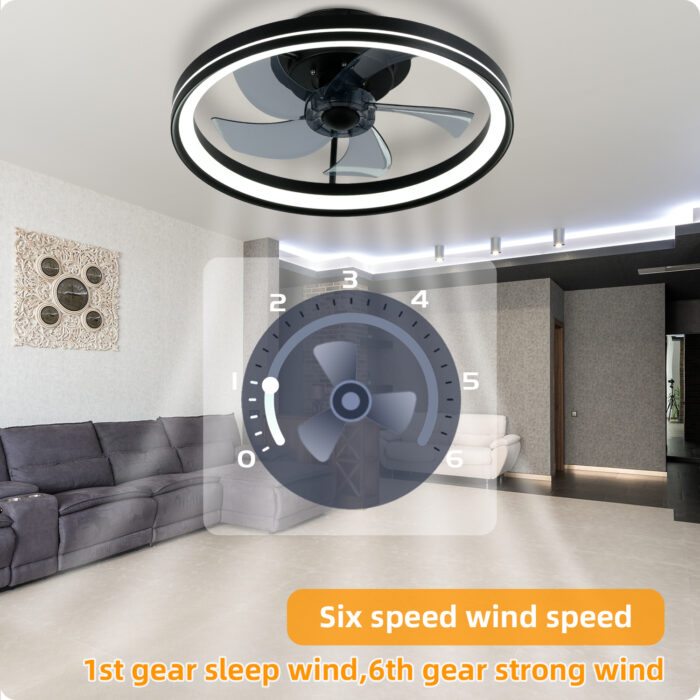 YeetFerret Bladeless Ceiling Fans with Light and Remote, Compatible with Alexa and Google - Image 3